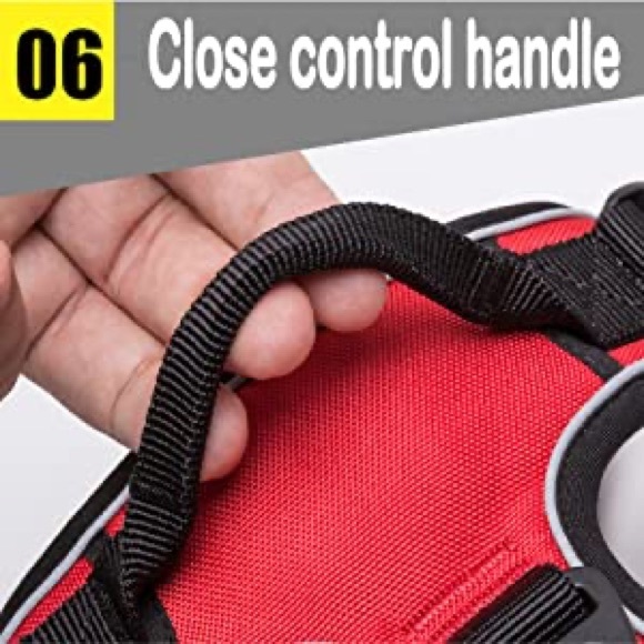 Truelove Adjustable No-Pull Reflective Dog Harness, Black, Small - Picture 16 of 16